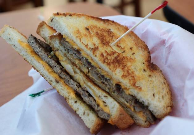 Order Patty Melt food online from Norm's Famous Charbroiled Hamburgers store, Whittier on bringmethat.com