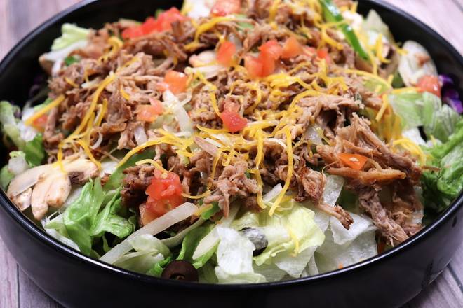 Order PORK SALAD food online from Pepperjax Grill store, Cedar Falls on bringmethat.com