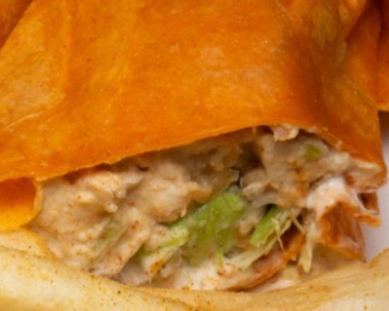 Order Mediterranean Chicken Wrap food online from La La Gyros store, Tampa on bringmethat.com