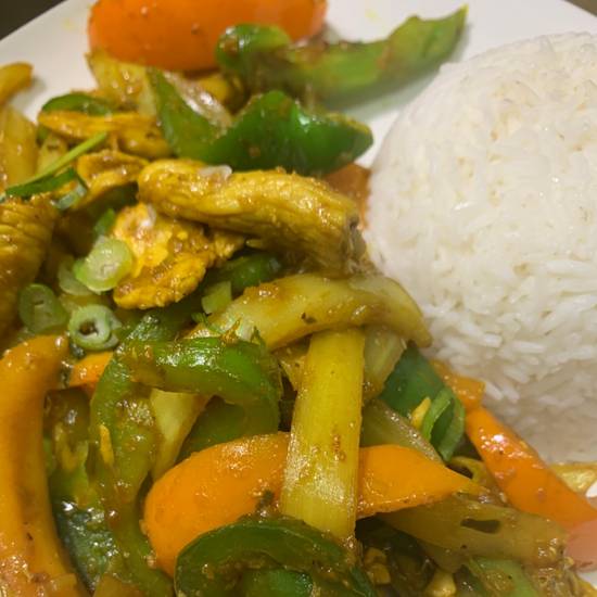 Order Lemon Grass Stir-Fry food online from Pho Sho Fusion House store, Porterville on bringmethat.com