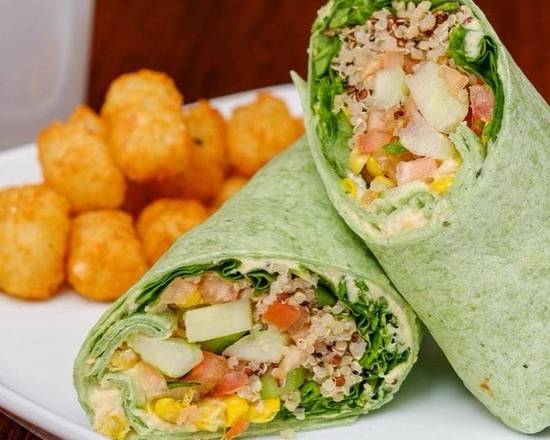 Order Super Veggie Wrap food online from It A Wrap store, Thousand Palms on bringmethat.com