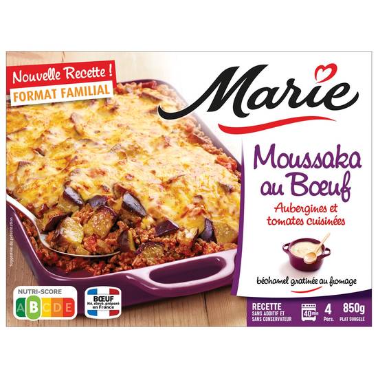 Moussaka au bœuf Marie 600 gr