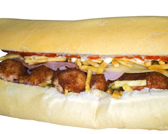 Order Croqueta Preparada (Croquette Sandwich) food online from Churro Magico store, Hialeah on bringmethat.com