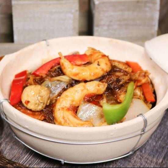 Order Clay Pot Shrimp food online from Vegan House store, Phoenix on bringmethat.com