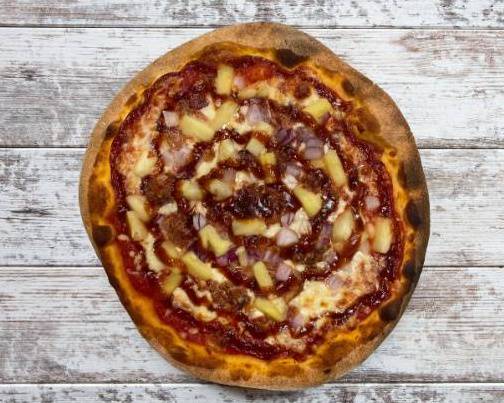 Order Hawaiian Shirt Day Pizza food online from Rise Pies store, Doral on bringmethat.com