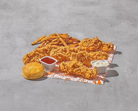 Order 5Pc Handcrafted Tenders Dinner food online from Popeyes store, Tampa on bringmethat.com