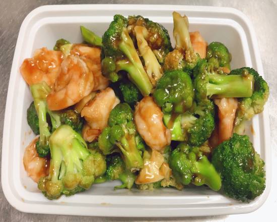 Order Shrimp with Broccoli芥兰虾 food online from Yummy Yummy Chinese Restaurant store, New Orleans on bringmethat.com