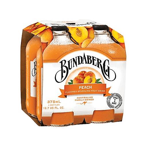 Order Bundaberg Peach (4PK 375 ML) 93172 food online from Bevmo! store, Albany on bringmethat.com
