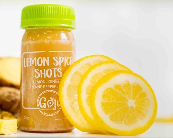 Order Lemon Spice Shot food online from Goji Juicery And Kitchen store, Pembroke Pines on bringmethat.com