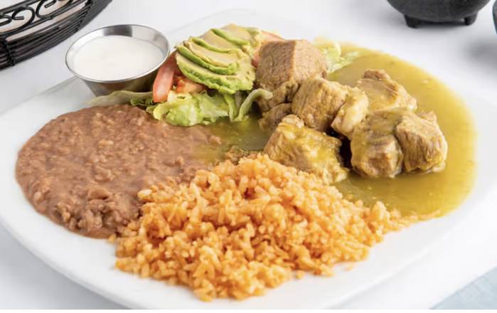 Order Chile Verde food online from Taqueria Los Potrillos store, Petaluma on bringmethat.com