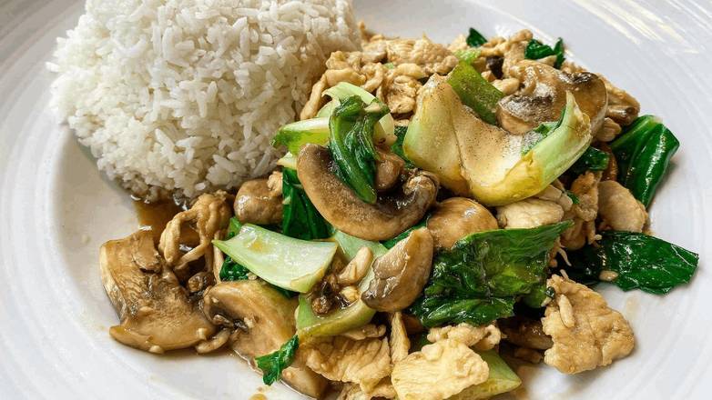 Order P14 Mixed Vegetable Stir-fried food online from Madam Mam's store, Bee Cave on bringmethat.com