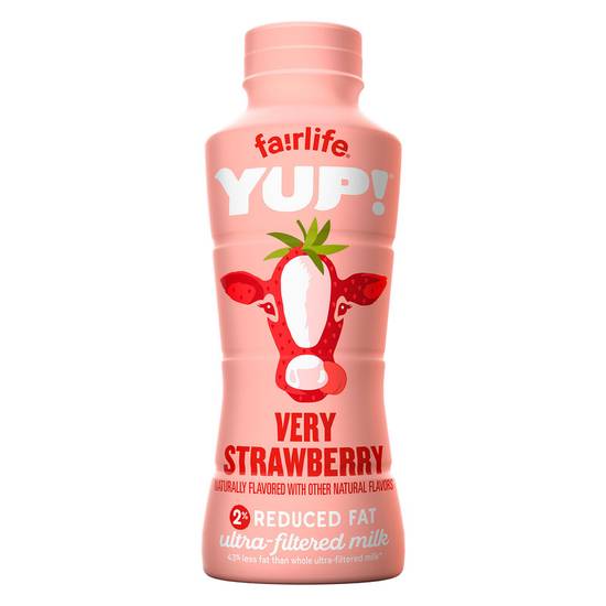 Order Fairlife Yup! Very Strawberry 2% Milk 14oz Btl food online from Everyday Needs by Gopuff store, Tampa on bringmethat.com