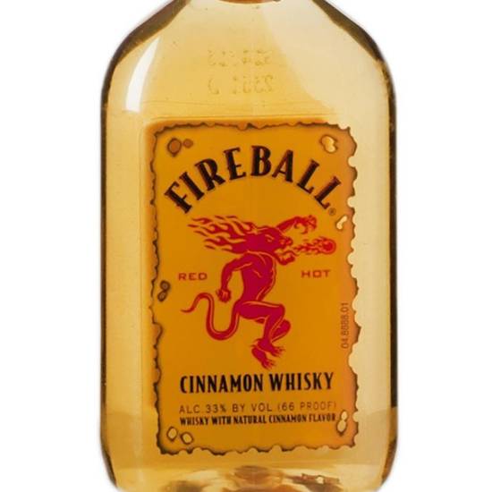 Order Fireball Whiskey 50ML 33%ABV  food online from Princess Liquors store, Port Saint Lucie on bringmethat.com