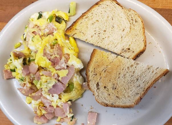 Order #5 Scrambled Eggs food online from Fleetwood diner store, Ann Arbor on bringmethat.com