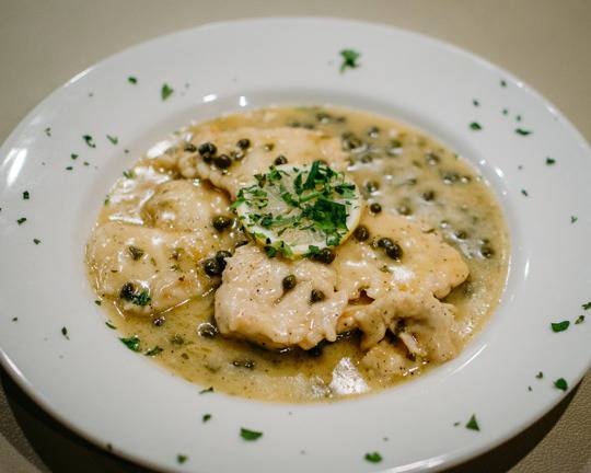 Order Pollo alla Piccata food online from Stefano's Trattoria store, Winter Springs on bringmethat.com