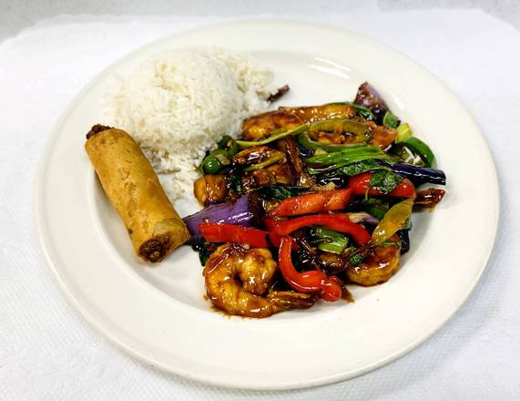 Order (L/C) Shrimp With Eggplant (Spicy) food online from Qin Dynasty store, Houston on bringmethat.com