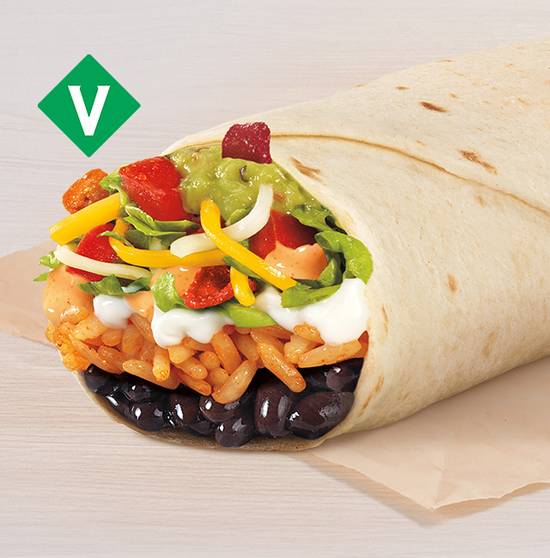 Order Fiesta Veggie Burrito food online from Taco Bell store, Talladega on bringmethat.com