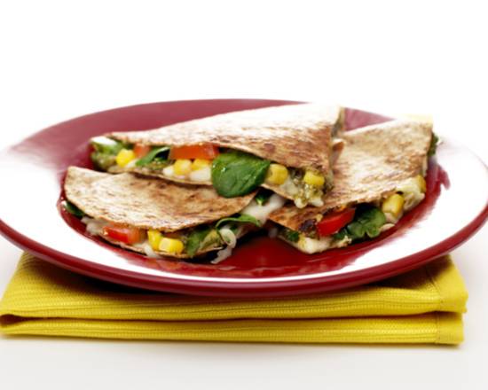Order Chicken & Veggie Quesadilla food online from Midtown Quesadillas Snob store, New Brunswick on bringmethat.com