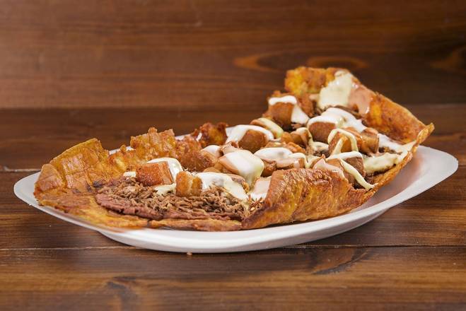 Order Toston Con Todo food online from La Perrada Del Gordo store, Port Saint Lucie on bringmethat.com