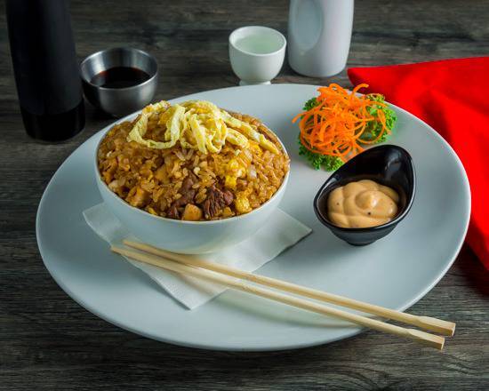 Order Steak and Chicken Fried Rice food online from Sushi Bombs store, Miami on bringmethat.com