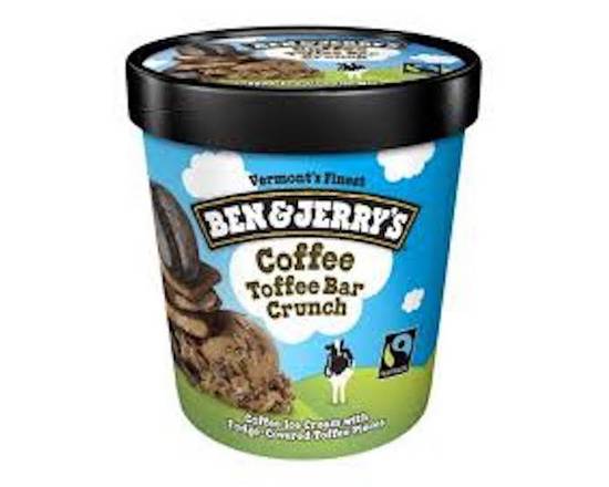 Order Ben & Jerry's Coffee Toffee Bar Crunch Pint food online from George's Market store, San Francisco on bringmethat.com