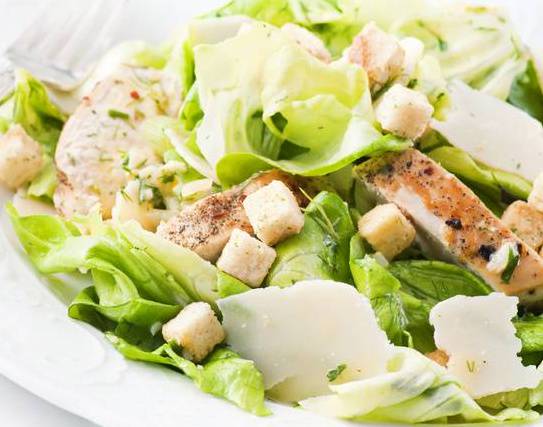 Order Caeser Salad with Chicken & Avocado food online from Falafel Flame store, Sunnyvale on bringmethat.com
