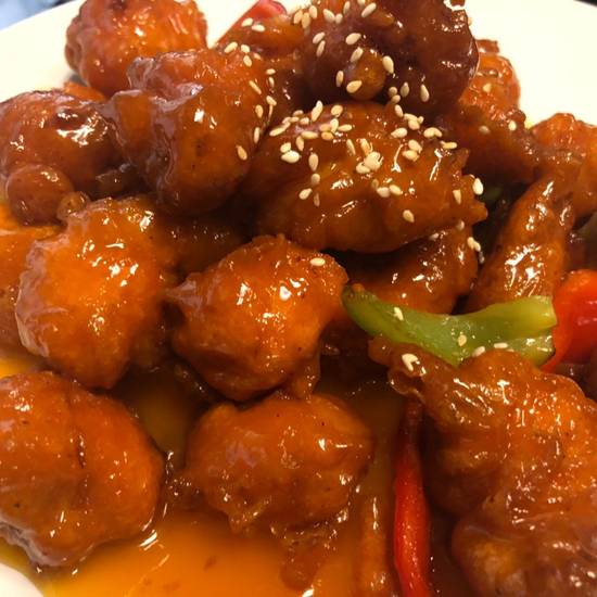 Order 48.  Orange Chicken food online from Hot Thai Restaurant store, Los Angeles on bringmethat.com