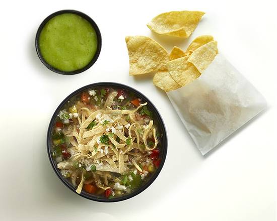 Order Homemade Tortilla Soup (Large) food online from El Pollo Loco store, San Antonio on bringmethat.com