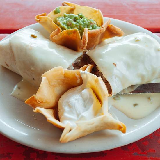 Order Fajita Burrito food online from Rosepepper Cantina & Mexican Grill store, Nashville-Davidson on bringmethat.com