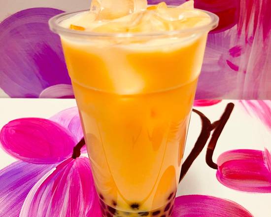 Order Mango Milk Tea  food online from Pho Binh Minh store, Maple Valley on bringmethat.com