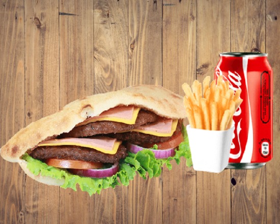 Sandwich brochette de poulet