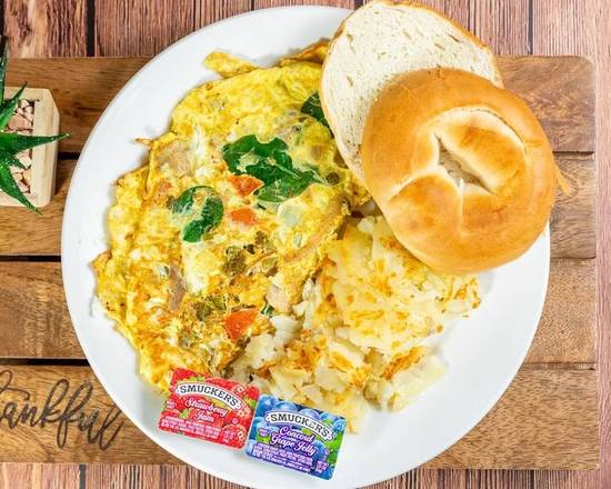 Order Vegetarian Omelet food online from Reisterstown Family Diner store, Reisterstown on bringmethat.com