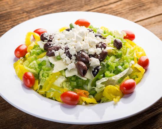 Order Greek Salad food online from Rosati's Pizza store, Vernon Hills on bringmethat.com