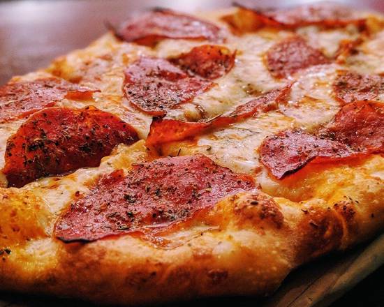 Order Rocco's Pepperoni Pizza food online from Saint Rocco's New York Italian store, Dallas on bringmethat.com