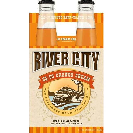 Order River City Orange Cream Soda (4PK 12 OZ) 136598 food online from Bevmo! store, Albany on bringmethat.com
