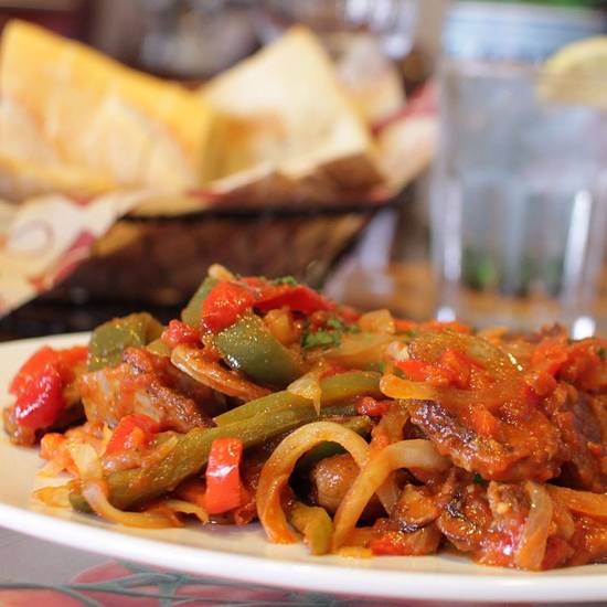 Order Sausage & Peppers Platter food online from La Piazza store, Merrick on bringmethat.com