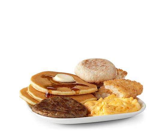 Order Big Breakfast with Muffin and Hotcake food online from Mcdonald store, Chico on bringmethat.com