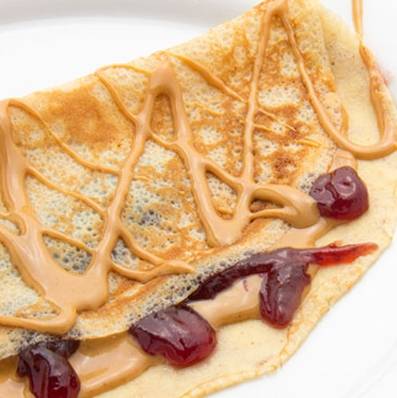 Order The PB&J Crepe food online from Habeeb Grill By Pita Grill And Creperie store, Franklin on bringmethat.com