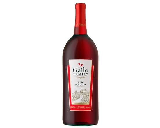Order Gallo Family red Moscato 1.5L (9% ABV) food online from Richmond Food Center store, Richmond on bringmethat.com