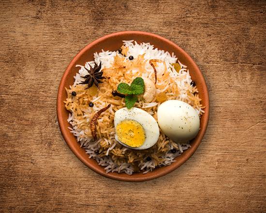 Order Yum Egg Biryani food online from United Kitchens Of India store, Schaumburg on bringmethat.com