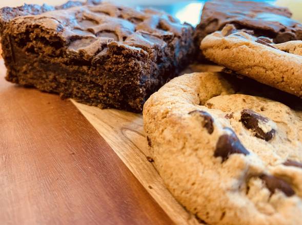 Order Double Chocolate Chip Brownie food online from Jack Subs Pizza store, Frederick on bringmethat.com