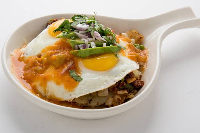 Order Ranchero Skillet food online from Broken Yolk Cafe store, San Marcos on bringmethat.com