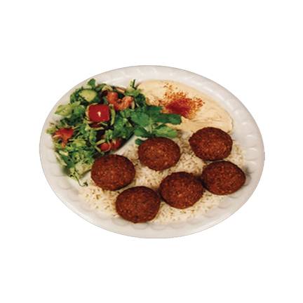Order Falafel Plate food online from Gyros King store, Nashville on bringmethat.com