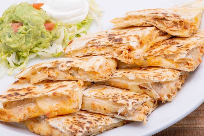 Order Pulled Chicken Quesadilla food online from Hacienda Colorado store, Denver on bringmethat.com