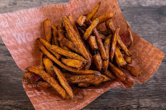 Order Sweet Potato Fries food online from Wood Ranch BBQ & Grill store, Rancho Santa Margarita on bringmethat.com