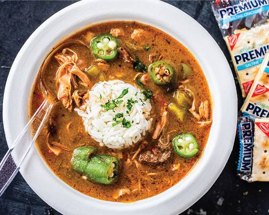 Order Chicken and Andouille Gumbo food online from Antone’S store, Houston on bringmethat.com