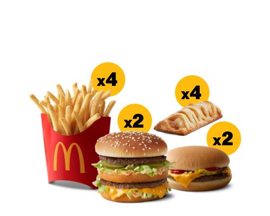 Order Favorites for 4 food online from Mcdonald's store, GREENSBORO on bringmethat.com