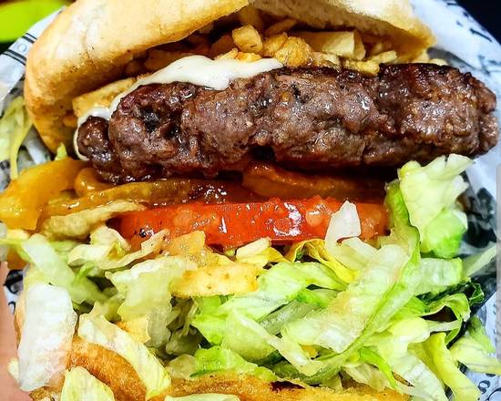 Order Colombian Single Burger food online from Burger Legend store, Altamonte Springs on bringmethat.com