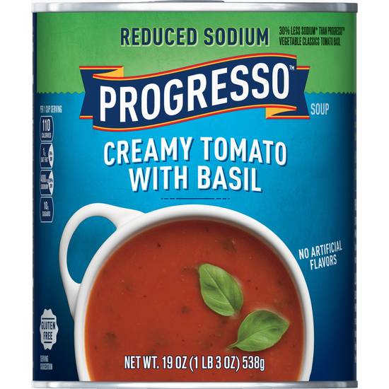 Order Progresso Reduced Sodium Creamy Tomato Basil Soup, 19 OZ food online from Cvs store, MARTINEZ on bringmethat.com