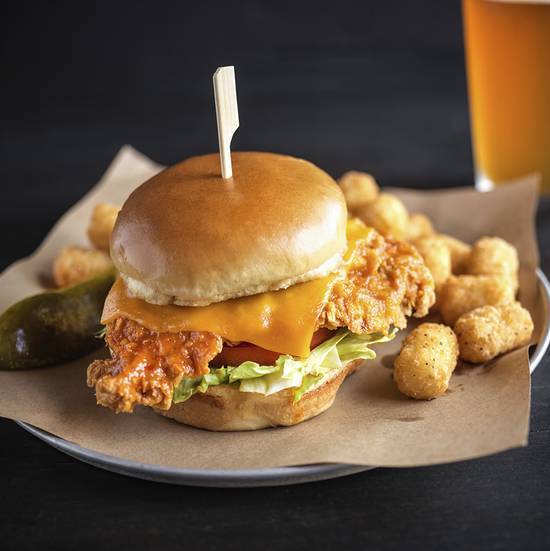 Order Crispy Buffalo Chicken Sandwich food online from World Of Beer store, Orlando on bringmethat.com